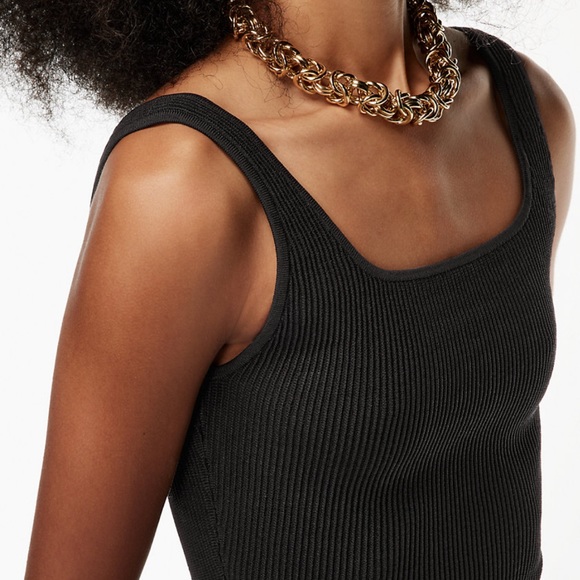 SOLD- Babaton sculpt knit squareneck tank - Picture 4 of 5